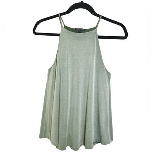 Sage Green Velour Layering Tank - Size Small